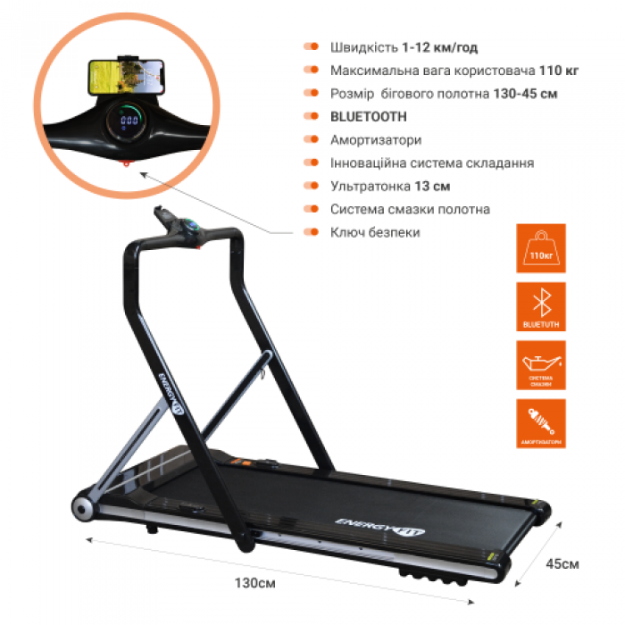 Бігова доріжка EnergyFIT EF-CM3
