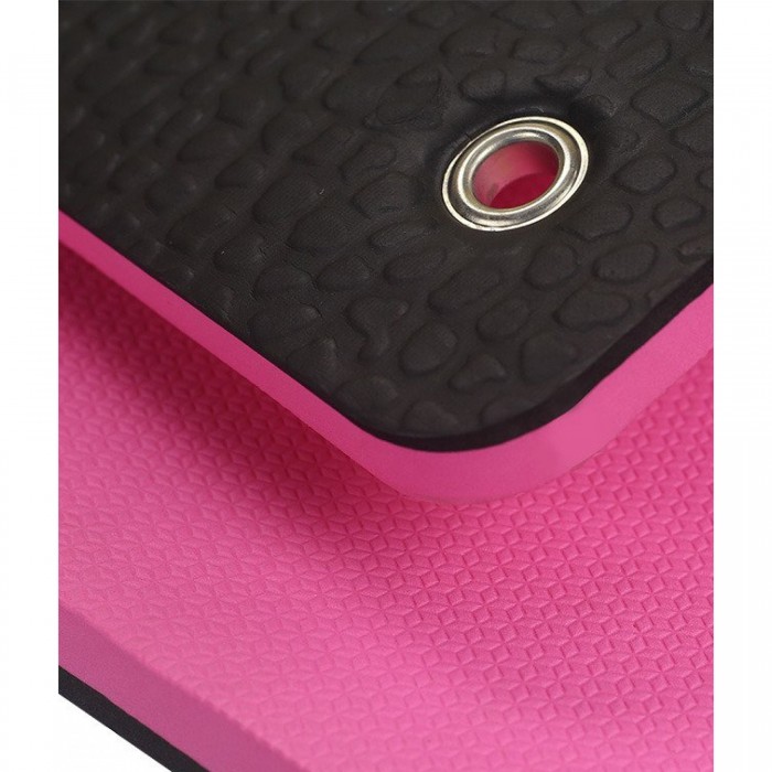 Коврик для йоги и фитнеса Majestic Sport Club TPE/EVA 17 мм 120 x 60 см M-CB-4283 Pink/Black