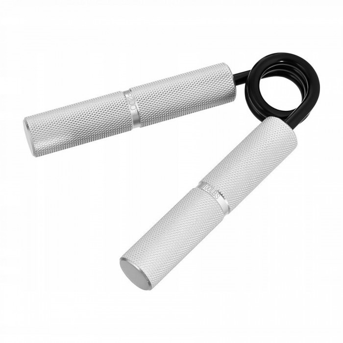 Еспандер кистьовий пружинний 4FIZJO 45 кг металевий Silver (P-5907739313386)