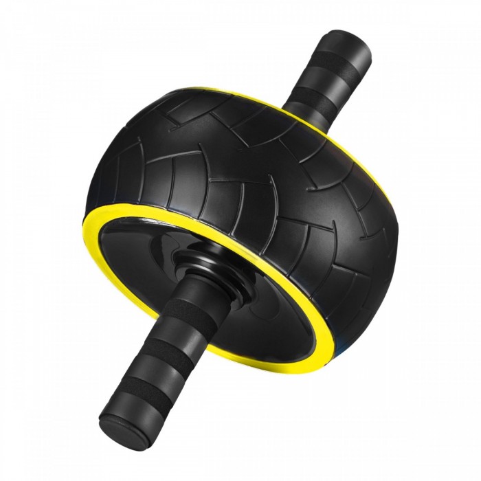 Ролик (гимнастическое колесо) для пресса 4FIZJO Ab Wheel XL Black/Yellow (P-5907739314444)