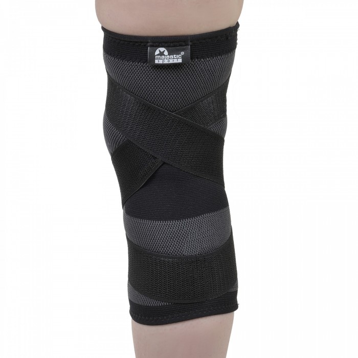 Фиксатор (бандаж) для колена Majestic Sport M-K-G-M 2 шт Size M