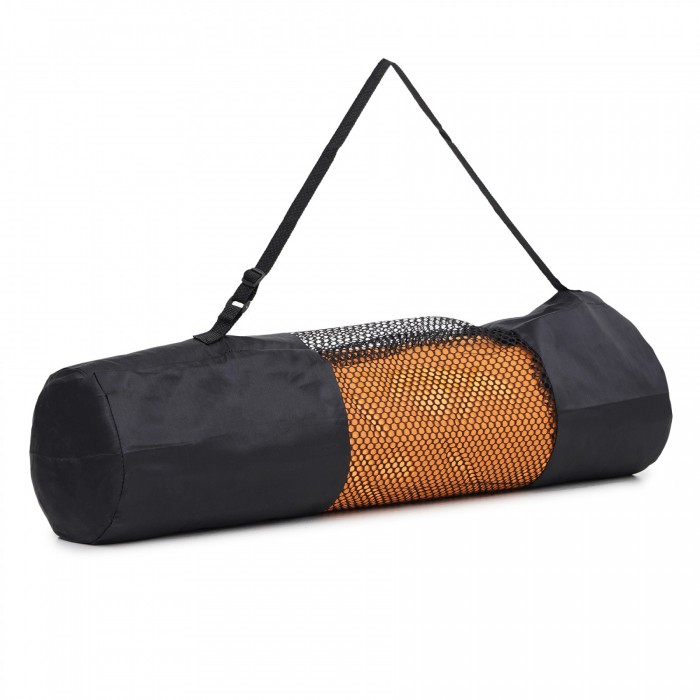 Коврик спортивный Cornix TPE 183 x 61 x 0.6 cм для йоги и фитнеса XR-0001 Orange/Black