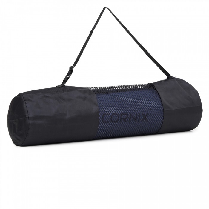 Коврик спортивный Cornix TPE 183 x 61 x 0.6 cм для йоги и фитнеса XR-0003 Blue/Sky Blue
