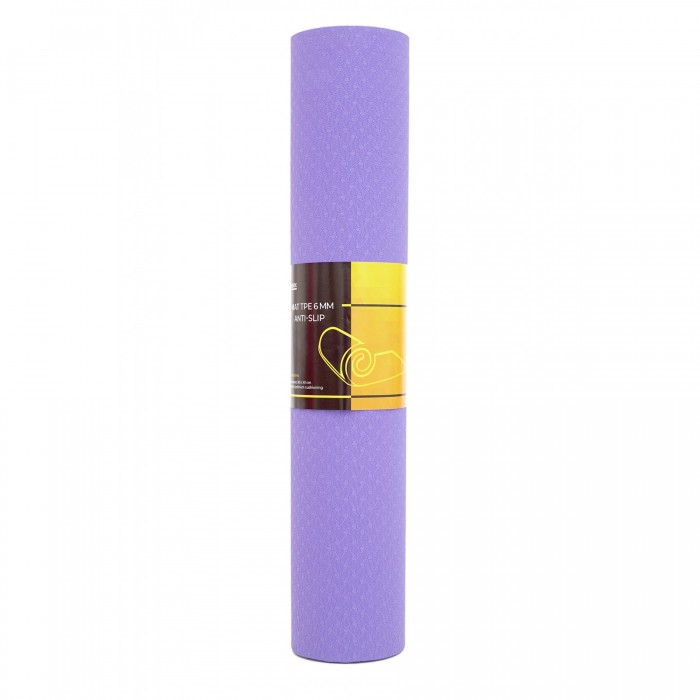 Коврик спортивный Cornix TPE 183 x 61 x 0.6 cм для йоги и фитнеса XR-0004 Violet/Purple