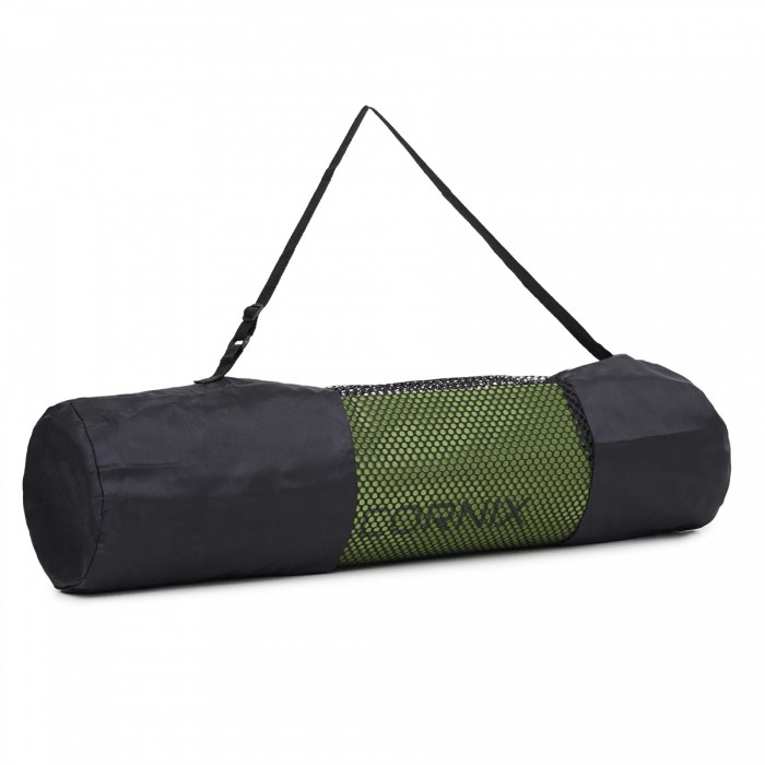 Коврик спортивный Cornix TPE 183 x 61 x 0.6 cм для йоги и фитнеса XR-0008 Green/Grey