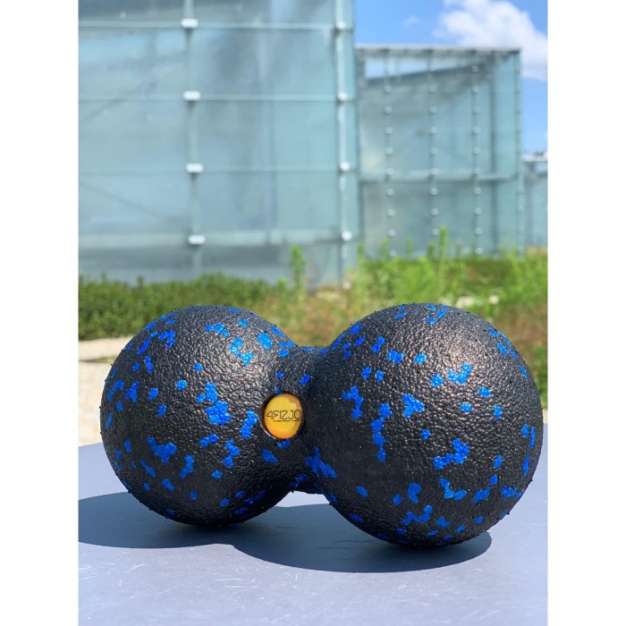 Масажний м&#039;яч подвійний 4FIZJO EPP DuoBall 08 Black/Gold (P-5907739314802)