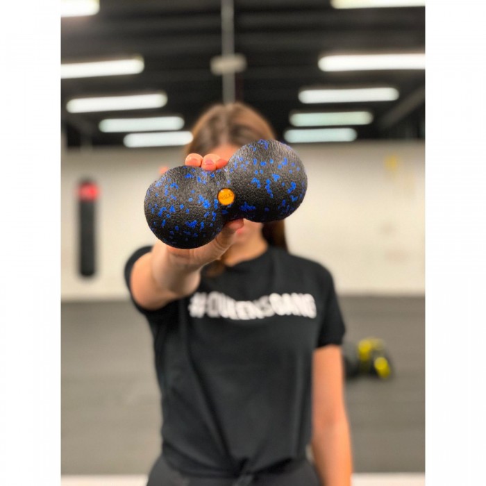 Масажний м&#039;яч подвійний 4FIZJO EPP DuoBall 08 Black/Gold (P-5907739314802)