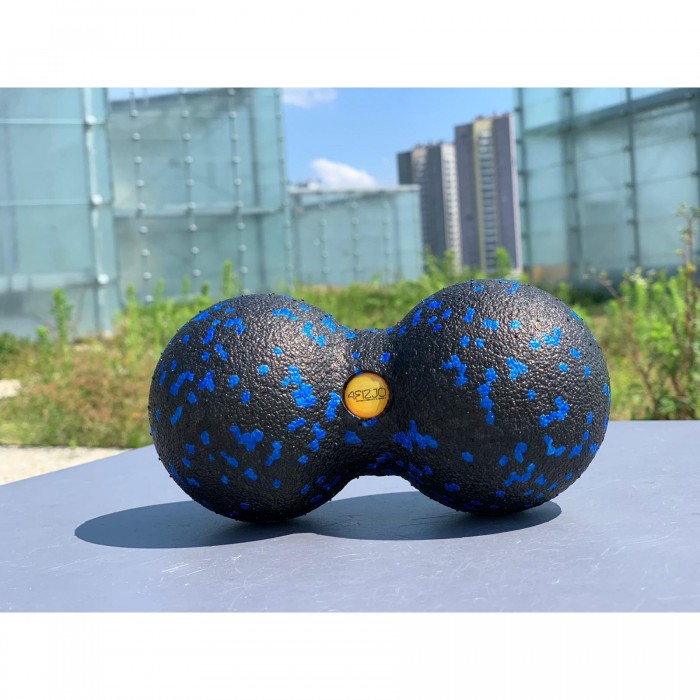 Масажний м&#039;яч подвійний 4FIZJO EPP DuoBall 08 Black/Gold (P-5907739314802)