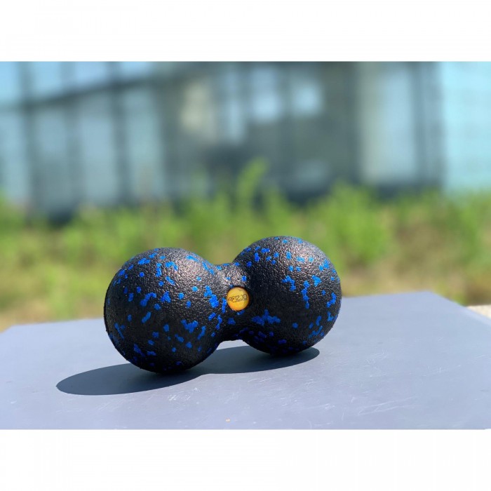 Масажний м&#039;яч подвійний 4FIZJO EPP DuoBall 08 Black/Gold (P-5907739314802)