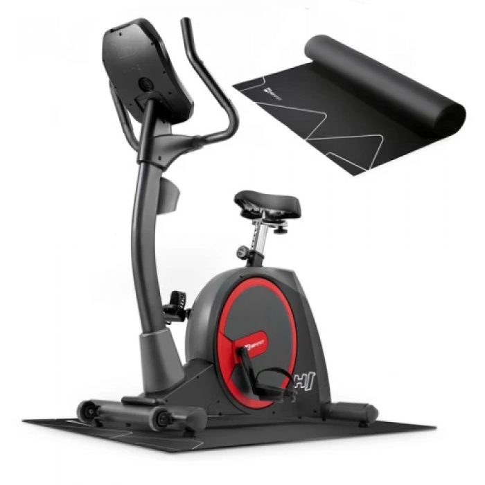 Велотренажер электромагнитный Hop-Sport HS-300H Aspect серый+ мат