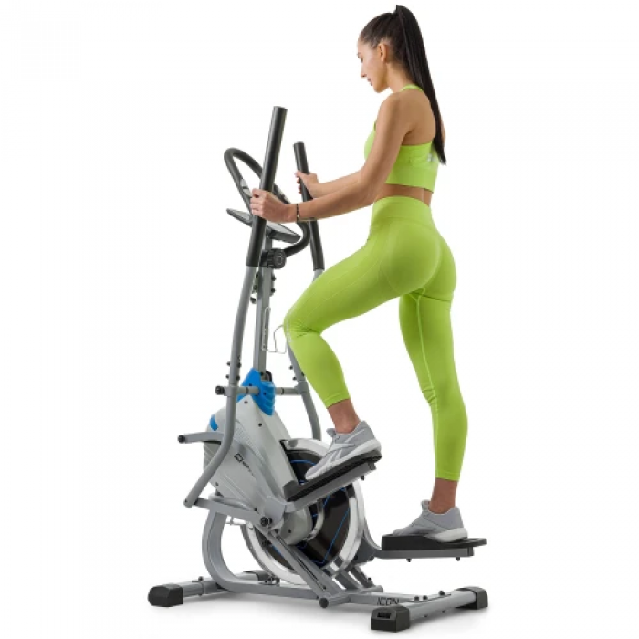 Орбитрек магнитный Hop-Sport HS-400B Icon серебристый