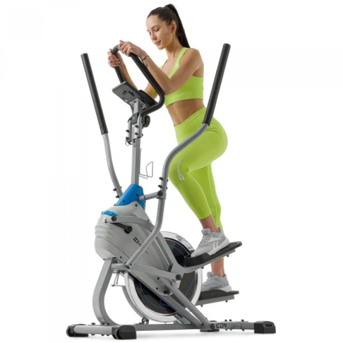Орбитрек магнитный Hop-Sport HS-400B Icon серебристый