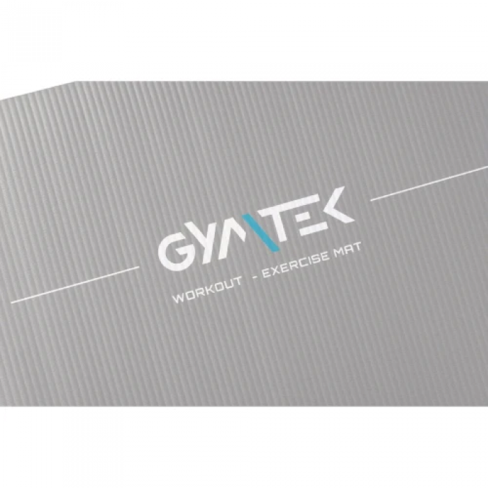 Килимок (мат) для йоги та фітнесу Gymtek NBR 1,5 см сірий