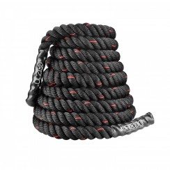 Канат тренувальний 4FIZJO Battle Rope 9 м для кросфіту Black (P-5907739312242)