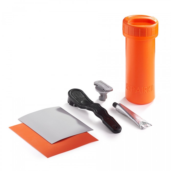 Мат гімнастичний надувний 4FIZJO Air Track Mat 500 x 100 x 15 см White/Orange (P-5907739311795)