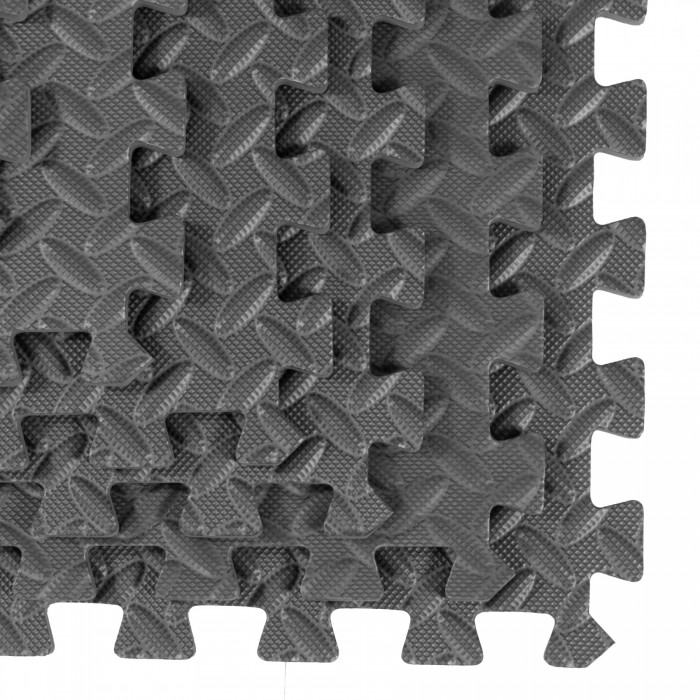 Мат-пазл (ласточкин хвост) Springos Mat Puzzle EVA 180 x 120 x 1.2 cм FM0005A Graphite