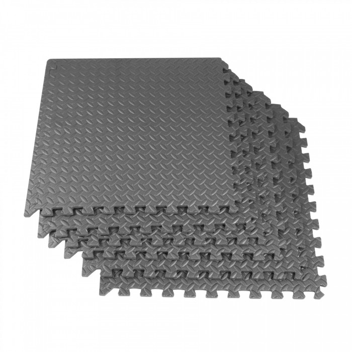 Мат-пазл (ласточкин хвост) Springos Mat Puzzle EVA 180 x 120 x 1.2 cм FM0005A Graphite