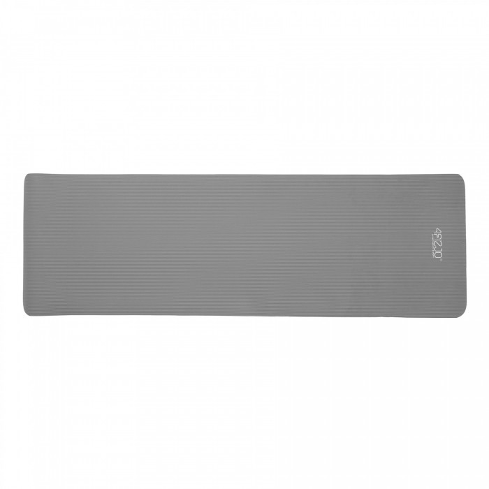 Коврик (мат) спортивный 4FIZJO NBR 180 x 60 x 1 см для йоги и фитнеса Grey (P-5907739317087)