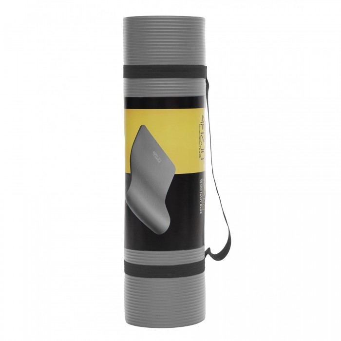 Коврик (мат) спортивный 4FIZJO NBR 180 x 60 x 1 см для йоги и фитнеса Grey (P-5907739317087)