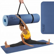 Килимок (мат) спортивний 4FIZJO TPE 180 x 60 x 1 см для йоги та фітнесу Blue/Sky Blue (P-5907739317094)