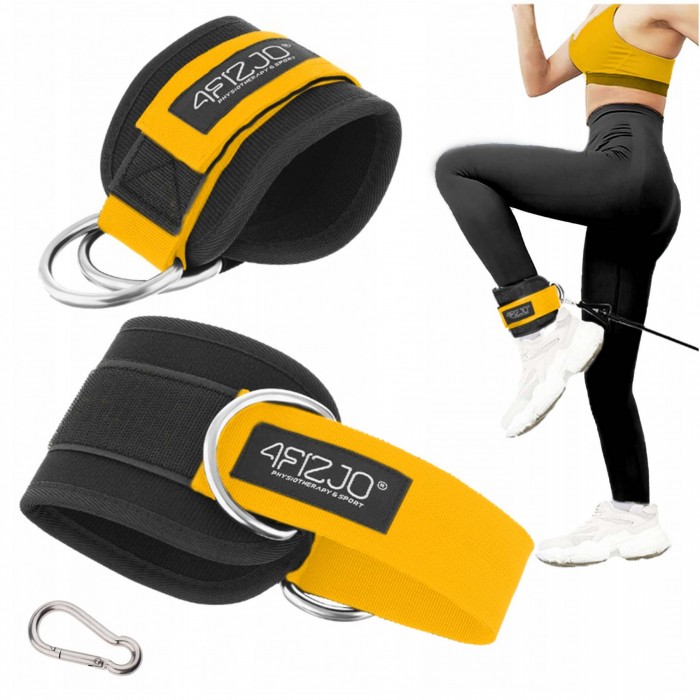 Манжети для тяги 4FIZJO Ankle Strap 2 шт Black/Orange (P-5907739314826) Манжети для тяги 4FIZJO Ankle Strap 2 шт Black/Orange (P-5907739314826)