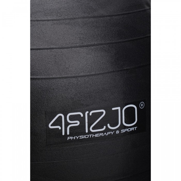 М&#039;яч для фітнесу (фітбол) 4FIZJO 55 см Anti-Burst Black (P-5907739316257)