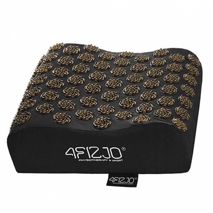 Подушка акупунктурна 4FIZJO Ergo Аплікатор Кузнєцова Black/Gold (P-5907739316905)