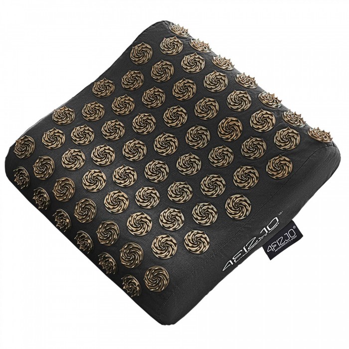 Подушка акупунктурна 4FIZJO Ergo Аплікатор Кузнєцова Black/Gold (P-5907739316905)