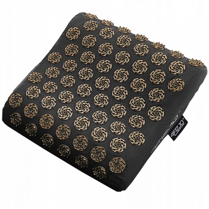 Подушка акупунктурна 4FIZJO Ergo Аплікатор Кузнєцова Black/Gold (P-5907739316905)