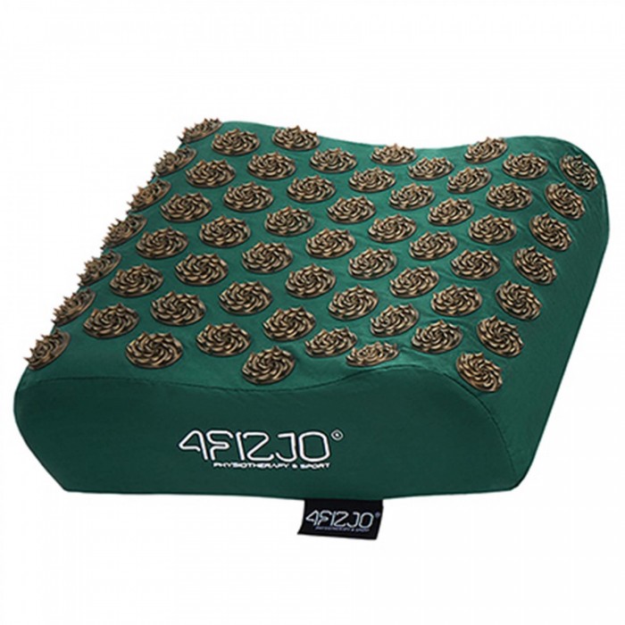 Подушка акупунктурна 4FIZJO Ergo Аплікатор Кузнєцова Navy Green/Gold (P-5907739316912)