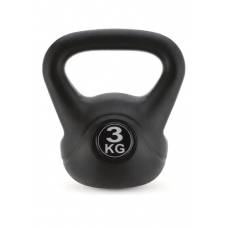 Гиря вінілова GYMTEK 3 кг чорний