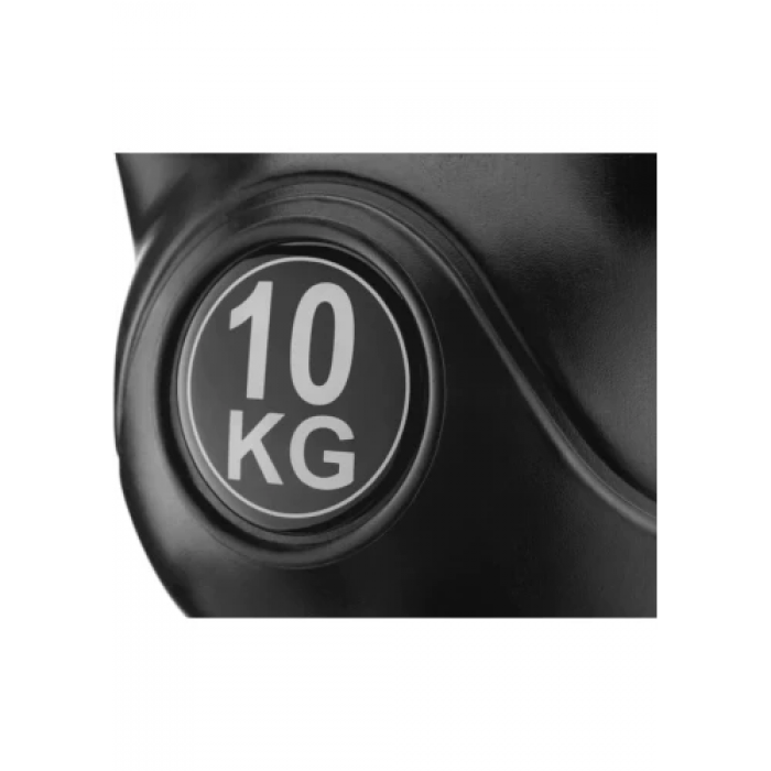 Гиря вінілова Gymtek 10 кг чорний