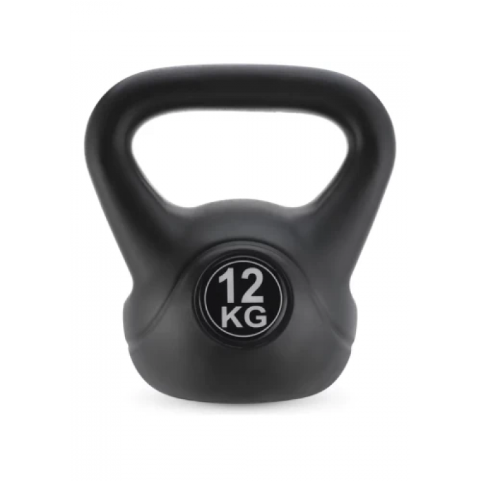 Гиря вінілова Gymtek 12 кг чорний Гиря вінілова Gymtek 12 кг чорний