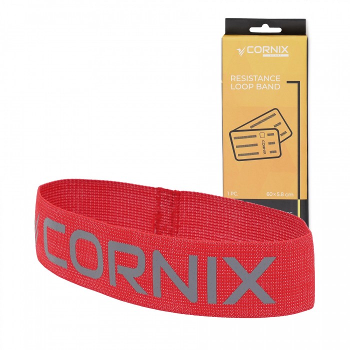 Гумка для фітнесу та спорту з тканини Cornix Loop Band 5-7 кг XR-0137 Гумка для фітнесу та спорту з тканини Cornix Loop Band 5-7 кг XR-0137