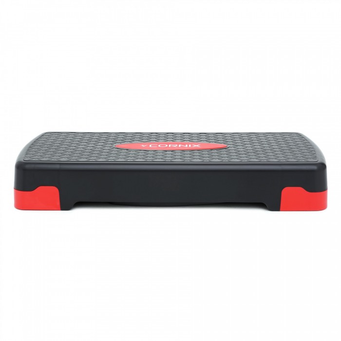 Степ-платформа 2-ступенчатая Cornix 68 х 28 х 10-15 см XR-0190 Black/Red