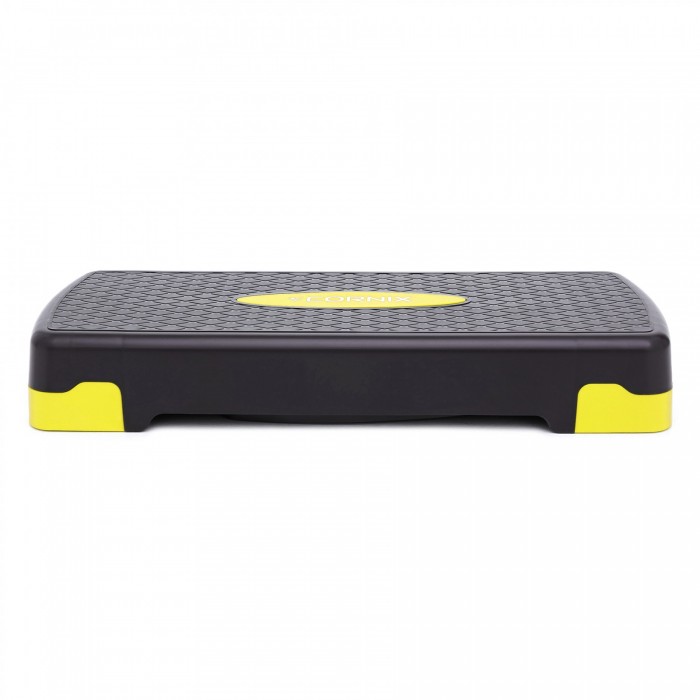 Степ-платформа 2-ступенчатая Cornix 68 х 28 х 10-15 см XR-0192 Black/Yellow