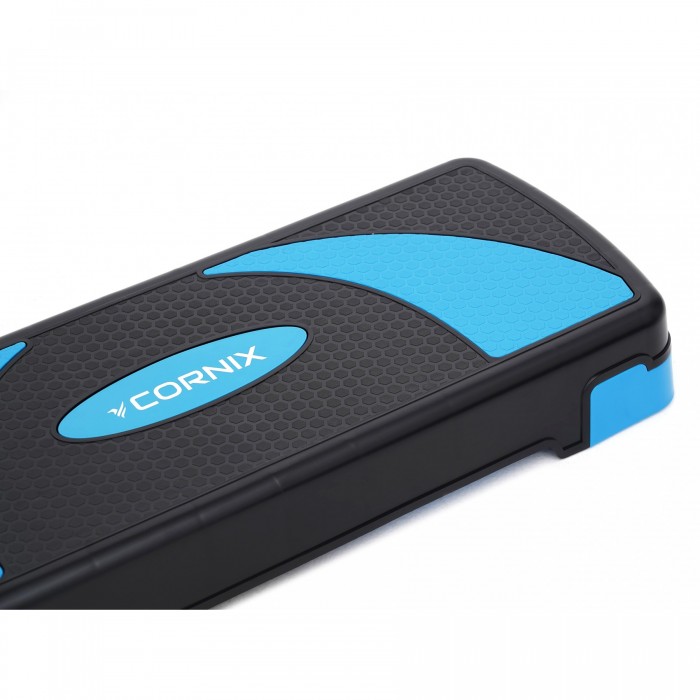 Степ-платформа 3-ступенчатая Cornix 78 х 29 х 10-20 см XR-0186 Black/Blue