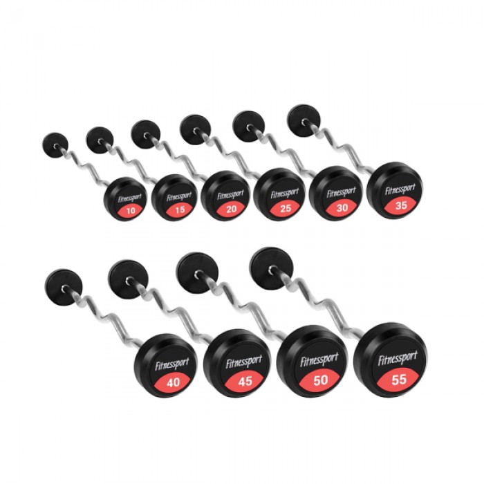 Набір прямих штанг Generation Fitness FDS-22-1 10-55 кг Набір прямих штанг Generation Fitness FDS-22-1 10-55 кг
