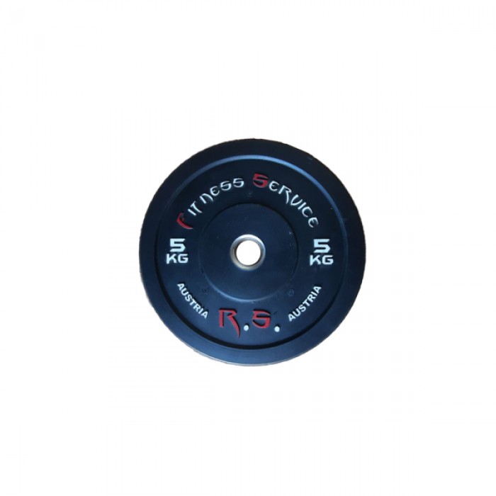 Бамперний диск для кросфіту Fitness Service RCP23-5 кг Бамперний диск для кросфіту Fitness Service RCP23-5 кг