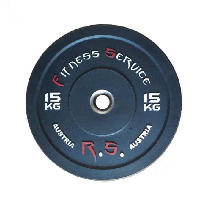 Бамперний диск для кросфіту Fitness Service RCP23-15 кг Бамперний диск для кросфіту Fitness Service RCP23-15 кг