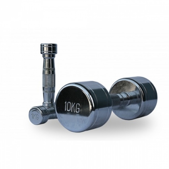 Хромированный гантельный ряд Generation Fitness D-04 1-10 кг (10 пар) 110 кг Хромированный гантельный ряд Generation Fitness D-04 1-10 кг (10 пар) 110 кг