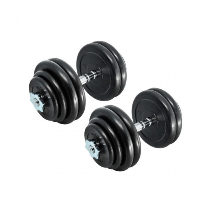 Гантелі набірні Generation Fitness DB-02-21 кг (ручка - хром) пара