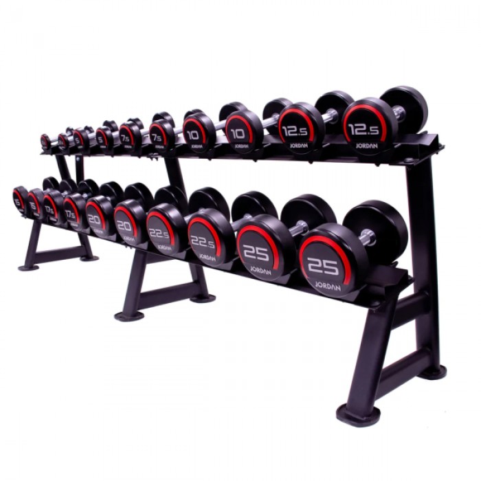 Стійка для гантелей 2-х ярусна Generation Fitness DR-08/2 (на 12 пар)