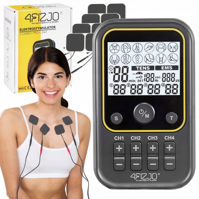 Апарат для електростимуляції м'язів 4FIZJO Combo PRO+ 2 в 1 (P-5907739317124) Апарат для електростимуляції м'язів 4FIZJO Combo PRO+ 2 в 1 (P-5907739317124)