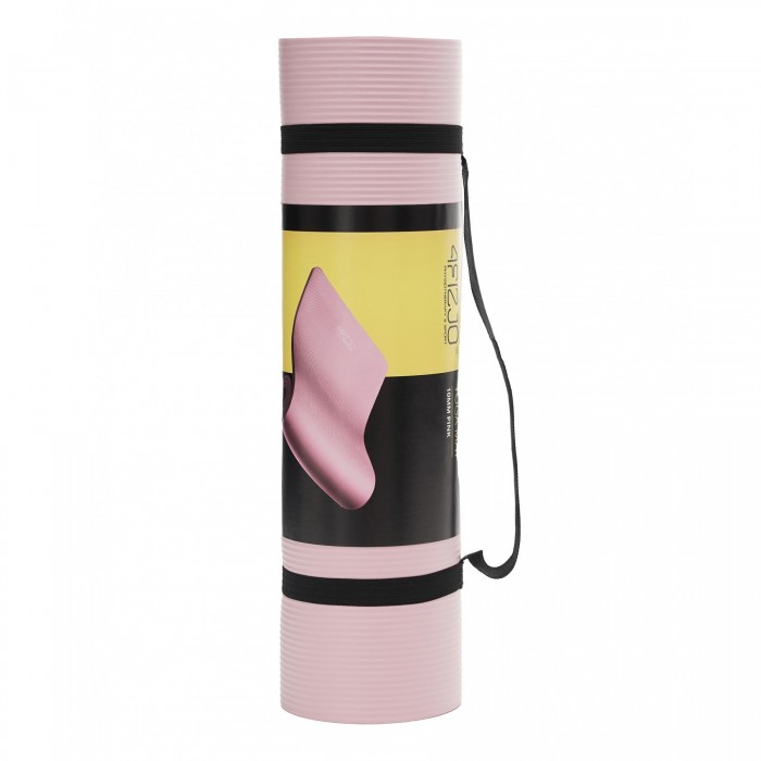 Килимок (мат) спортивний 4FIZJO NBR 180 x 60 x 1.5 см для йоги та фітнесу Pink (P-5907739316998)