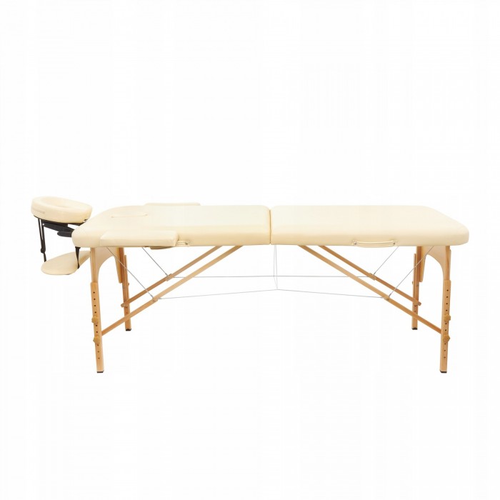 Масажний стіл складний 4FIZJO Massage Table Wood W60 Beige (P-5907739318350)