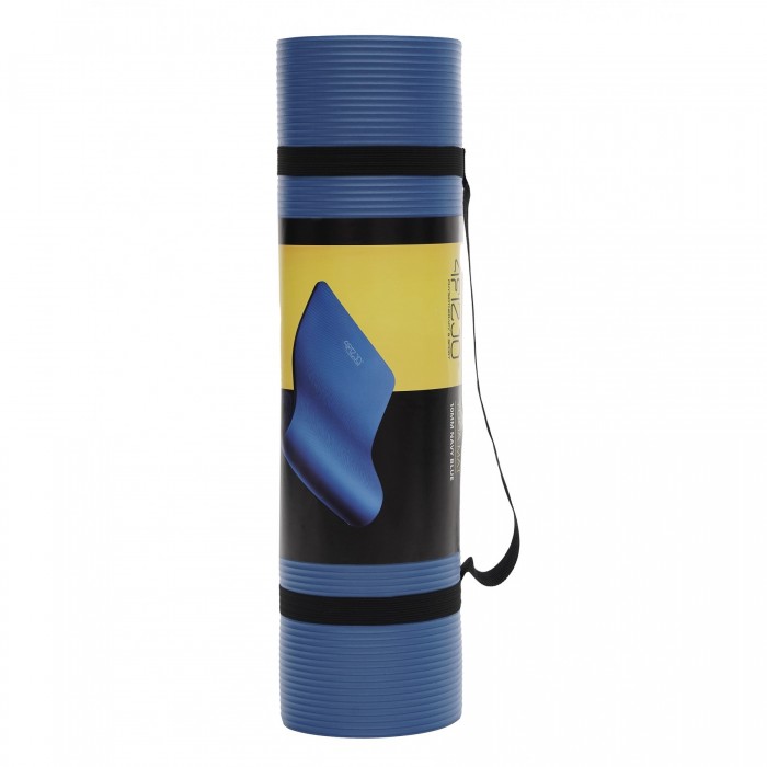 Коврик (мат) спортивный 4FIZJO NBR 180 x 60 x 1 см для йоги и фитнеса Navy Blue (P-5907739316974)