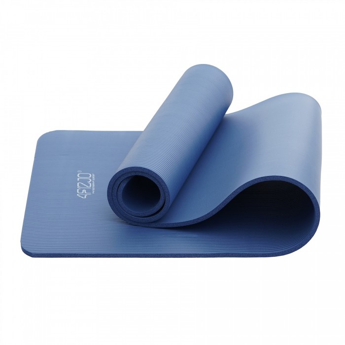 Коврик (мат) спортивный 4FIZJO NBR 180 x 60 x 1 см для йоги и фитнеса Navy Blue (P-5907739316974)