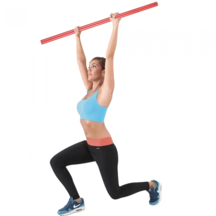 Палиця гімнастична (бодібар) Gymtek 0,5 кг 120 см червоний