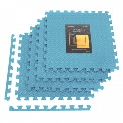 Мат-пазл (ластівчин хвіст) Cornix Mat Puzzle EVA 120 x 120 x 1 cм XR-0235 Sky Blue